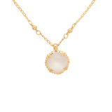 Sorrelli Cushion Cut Pendant Necklace in Icicle
