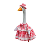 Giddy’s Porch Goose Outfit, Plaid Dress