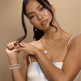 SORRELLI Delmar Tennis Bracelet, Modern Pearl