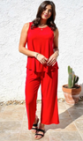 Dear Scarlett “SUNKISSED Solid” Pant Set, Assorted Colors