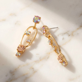 SORRELLI Greer Studded Dangle Earrings, Chia Latte