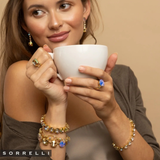 SORRELLI Greer Tennis Bracelet, Chai Latte