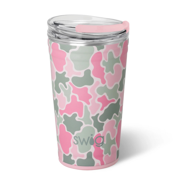 Swig “Blushing Camo” 24oz Party Cup