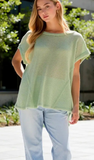 Dear Scarlett/Andree Crochet Knit Poncho Top, Assorted Colors