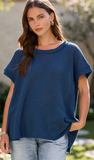 Dear Scarlett/Andree Crochet Knit Poncho Top, Assorted Colors