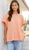 Dear Scarlett/Andree Crochet Knit Poncho Top, Assorted Colors