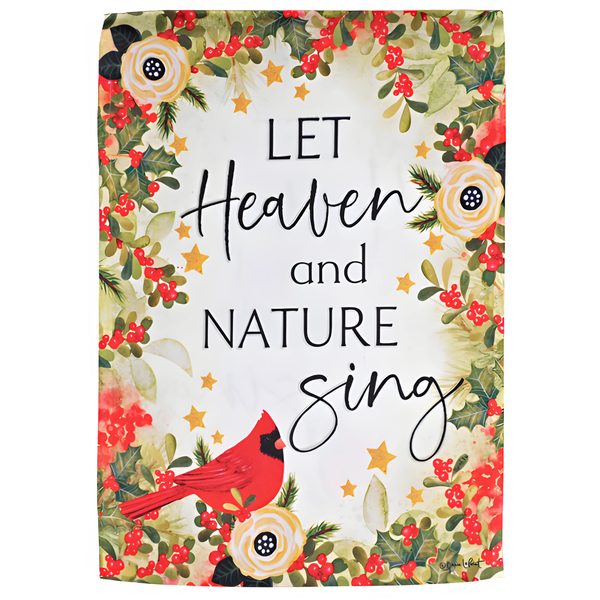 ‘Let Heaven and Nature Sing’ Decorative Flag