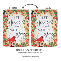 ‘Let Heaven and Nature Sing’ Decorative Flag