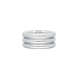 BuDhaGirl, Silver All Weather Rings, Set/3