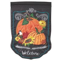 ‘Pumpkins Welcome’ Decorative Flag
