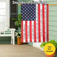 ‘I Pledge Allegiance’ Decorative Flag