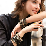 BuDha Girl, Flint All Weather Bangle Set/6