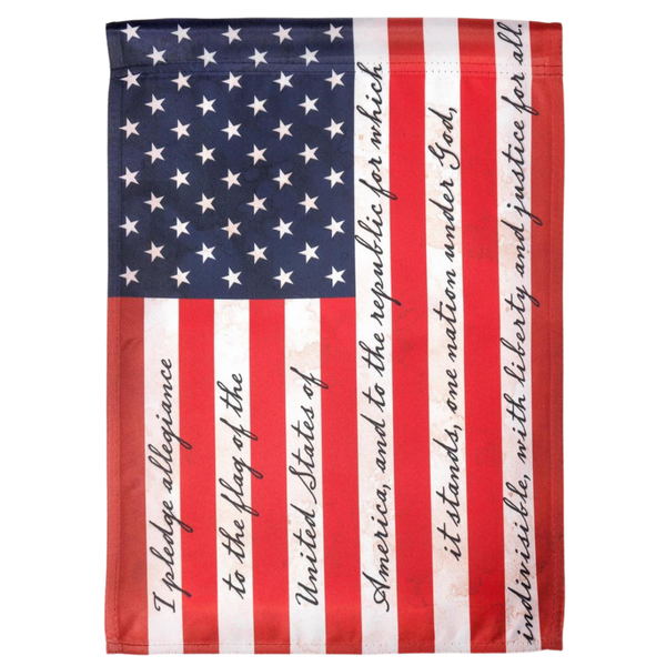 ‘I Pledge Allegiance’ Decorative Flag