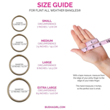 BuDha Girl, Flint All Weather Bangle Set/6