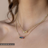 Sorrelli Bindi Pendant Necklace in Dark Champagne