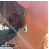 Sorrelli Bobbi Threader Dangle Earrings in Crystal
