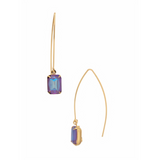 Sorrelli Bobbi Threader Dangle Earrings in Lavender Delite