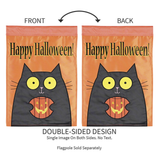 ‘Happy Halloween Black Cat’ Decorative Flag
