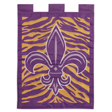 ‘Fleur-De-Lis Tiger’ Decorative Flag