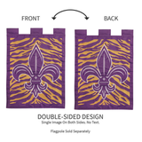 ‘Fleur-De-Lis Tiger’ Decorative Flag