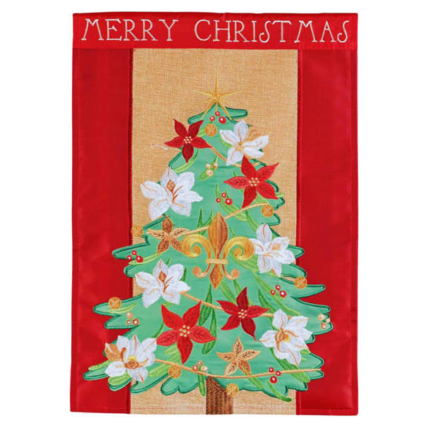 ‘Magnolia Christmas Tree’ Decorative Flag