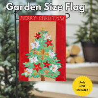 ‘Magnolia Christmas Tree’ Decorative Flag