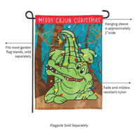 ‘Merry Cajun Christmas’ Decorative Flag