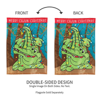 ‘Merry Cajun Christmas’ Decorative Flag