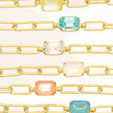 SORRELLI Nia Tennis Bracelet in Light Topaz Delite