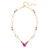 SORRELLI Greer Pendant Necklace, Red Velvet