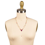 SORRELLI Greer Pendant Necklace, Red Velvet