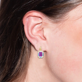 Sorrelli Octavia Dangle Earrings in Crystal Aurora Borealis