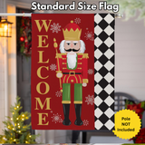 ‘Welcome Nutcracker’ Decorative Flag