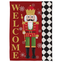‘Welcome Nutcracker’ Decorative Flag