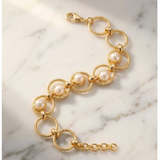 SORRELLI Odessa Tennis Bracelet in Modern Pearl