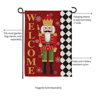 ‘Welcome Nutcracker’ Decorative Flag