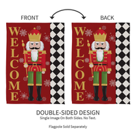‘Welcome Nutcracker’ Decorative Flag