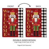 ‘Welcome Nutcracker’ Decorative Flag
