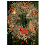 ‘Hello Winter’ Decorative Flag