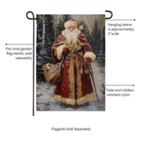 ‘Victorian Santa’ Decorative Flag