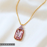 SORRELLI Viretta Embellished Pendant Necklace in Panama Rose
