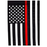 ‘Thin Red Line’ Decorative Flag