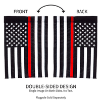 ‘Thin Red Line’ Decorative Flag