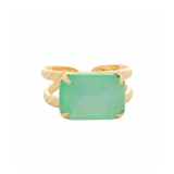 Sorrelli Emerald Cocktail Ring in Mint Delite