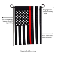 ‘Thin Red Line’ Decorative Flag
