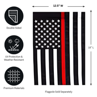 ‘Thin Red Line’ Decorative Flag