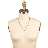 Sorrelli Rowan Pendant Necklace in Electric Pink