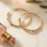 Sorrelli Hoopla Hoop Earrings in Candy Pop