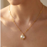Sorrelli Lori Pendant Necklace in Light Rose AB