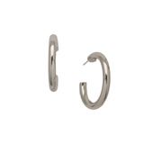 Sorrelli Keeley Hoop Earrings in Palladium